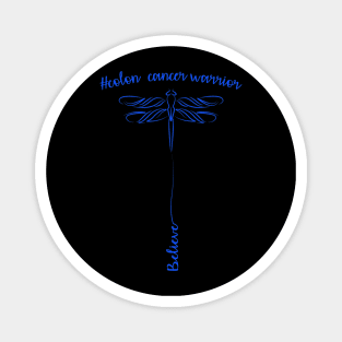 Colon Cancer Awareness Colonoscopy Support Warrior Magnet